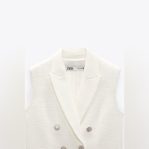 ZARA ~ Textured Vest Dress - Picture 7 of 11